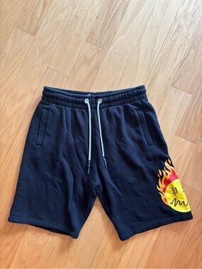 palm angels smiley shorts